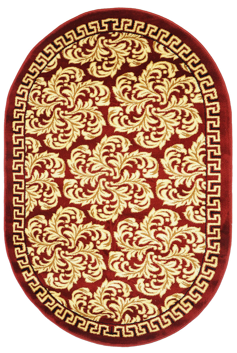 Ковер Kamalak Tekstil, овальный, 100 x 150 см. УК-0297PARADIS I 75013-5C ANTIQUE Ковер Kamalak Tekstil, овальный, 100 x 150 см. УК-0297PARADIS I 75013-5C ANTIQUEКовер Kamalak Tekstil изготовлен из прочного синтетического материала heat-set, улучшенного варианта полипропилена (эта нить получается в результате его дополнительной обработки). Полипропилен износостоек, нетоксичен, не впитывает влагу, не провоцирует аллергию. Структура волокна в полипропиленовых коврах гладкая, поэтому грязь не будет въедаться и скапливаться на ворсе. Практичный и износоустойчивый ворс не истирается и не накапливает статическое электричество. Ковер обладает хорошими показателями теплостойкости и шумоизоляции. Оригинальный рисунок позволит гармонично оформить интерьер комнаты, гостиной или прихожей. За счет невысокого ворса ковер легко чистить. При надлежащем уходе синтетический ковер прослужит долго, не утратив ни яркости узора, ни блеска ворса, ни упругости. Самый простой способ избавить изделие от грязи - пропылесосить его с обеих сторон (лицевой и изнаночной). Влажная уборка с применением шампуней и моющих средств не противопоказана. Хранить рекомендуется в свернутом рулоном виде.