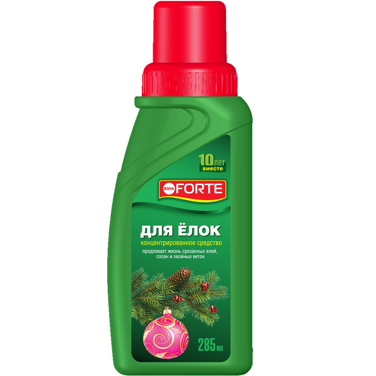 Средство для срезанных елок и веток Bona Forte, 285 мл. BF-24-01-006-1BH0119-R Средство для срезанных елок и веток Bona Forte, 285 мл. BF-24-01-006-1BH0119-RПродлевает жизнь елей, сосен и веток хвойных деревьев, препятствует осыпанию хвои. Подходит для всех хвойных растений (можжевельники, кипарисы, кедры, тур и т.д.).