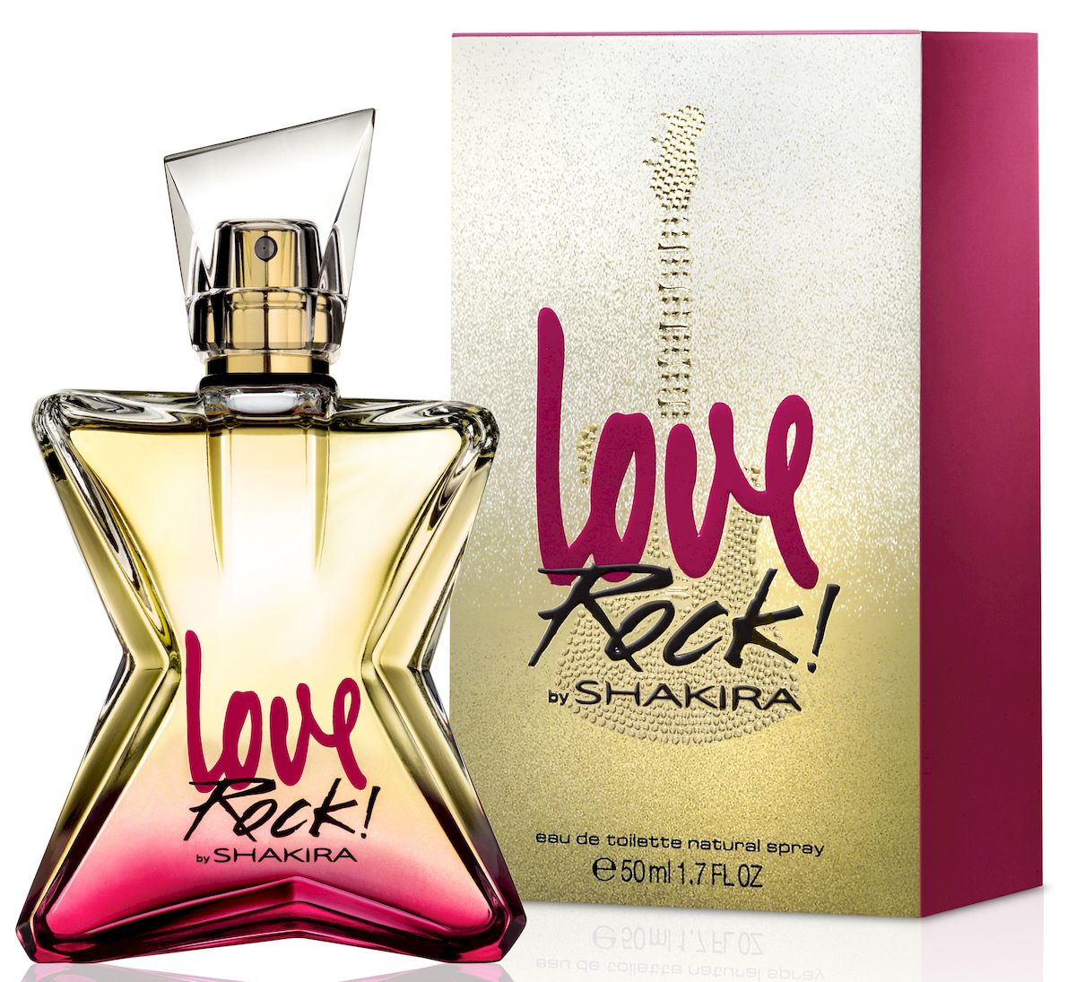 Shakira LOVE ROCK Туалетная вода, женская, 50 мл65099803 Shakira LOVE ROCK Туалетная вода, женская, 50 мл65099803Вселенная The Rock! by Shakira расширяется с новым Love Rock! by Shakira, который объединяет страсть ее музыки в аромат, посвященный ее поклонникам. Начальные ноты мелодии представляют сияющую свежестью итальянского бергамота и грейпфрута в сочетании с тонкими, женственными и фруктовыми оттенками красного яблока. Cердце аромата раскрывается страстным цветочным букетом, очаровывающим благодаря соблазнительному жасмину, и совершенной женственности светлой розы. Изысканные восточные ноты, в сочетании с чувственностью сандалового дерева и мускуса, сопровождают финальный аккорд этого аромата, рожденного из песни: приглашение насладиться Love Rock! во главе с Шакирой.Верхняя нота: Бергамот, красноя яблоко.Средняя нота: Жасмин, самбак, роза.Шлейф: Мускус, ваниль, сандал.Жасмин, самбак, роза - для женственного звучания.