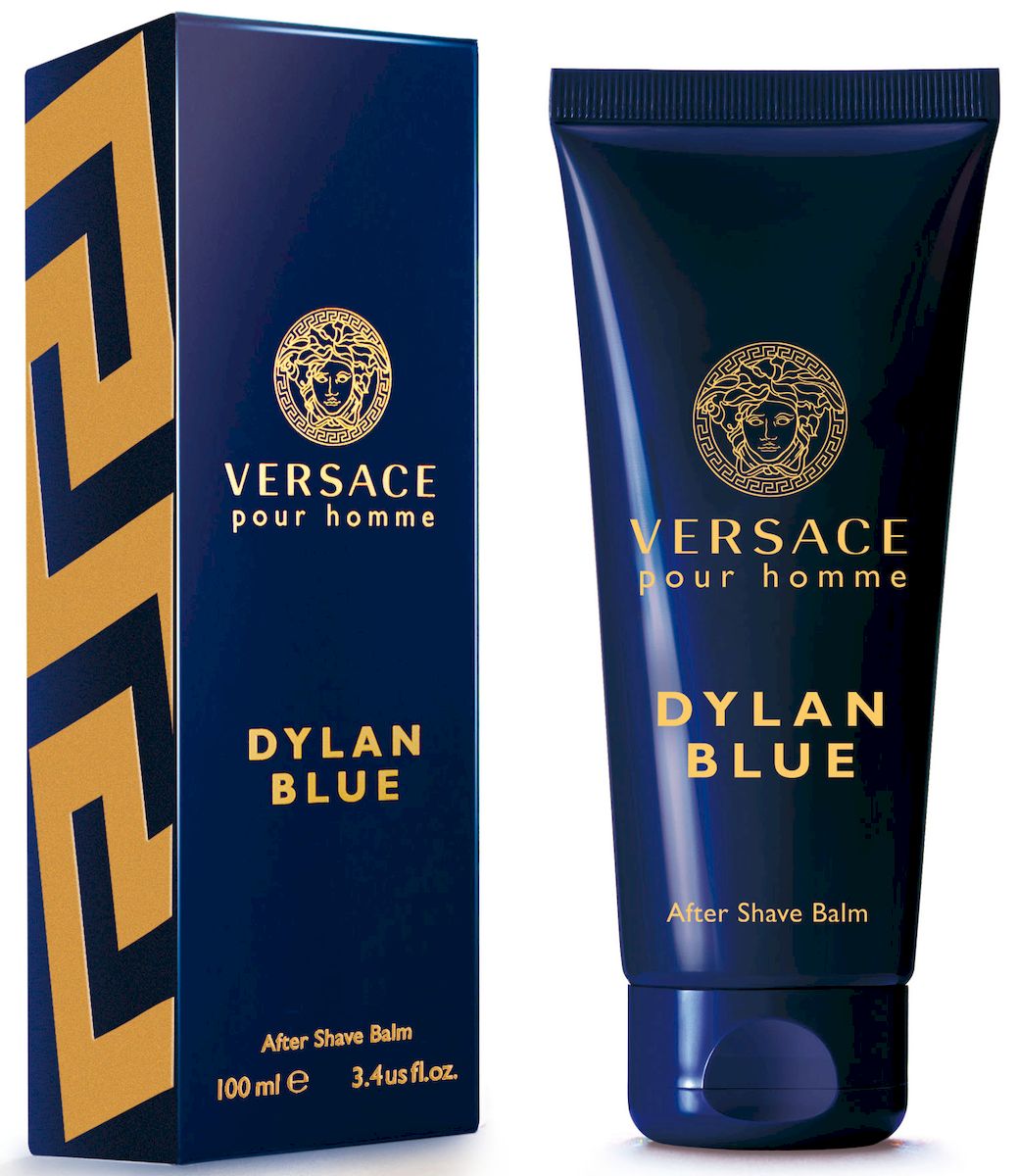 Versace Dylan Blue Бальзам после бритья 100 мл721016 Versace Dylan Blue Бальзам после бритья 100 мл721016Dylan Blue - это воплощение современного мужчины Versace. Этот аромат с ярким индивидуальным характером пронизан мужественностью и харизмой. Уникальность этого фужерного аромата заключается в ярком древесном шлейфе - неповторимом сочетании природных компонентов и синтетических молекул последнего поколения.Верхняя нота: Калабрийский бергамот, Грейпфрут, Листья фигового дерева, Акватические ноты* (*фантазийный аккорд морской свежести).Средняя нота: Листья фиалки, Черный перец, Киприол, Амброксан, Пачули BIO.Шлейф: Минеральный мускус, Бобы тонка, Шафран, Ладан.Древесный ароматический фужерный.Dylan Blue - это воплощение современного мужчины Versace. Этот аромат с ярким индивидуальным характером пронизан мужественностью и харизмой.