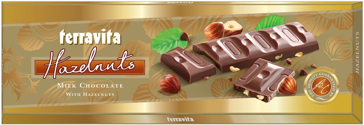 Terravita Шоколад молочный с лесным орехом, 225 г0120710 Terravita Шоколад молочный с лесным орехом, 225 г0120710Идеальный баланс ингредиентов в молочном шоколаде Terravita делает его таким сливочно-вкусным, нежным и ароматным, что полностью оправдывает название. Отличное качество шоколада подарит вам незабываемые ощущение вкуса и аромата. Шоколад - исключительно вкусный способ получить заряд энергии. Только один кусочек обеспечивает массу энергии и повышает настроение. Он также утолит голод и послужит хорошим поводом для чаепития с вашими близкими.