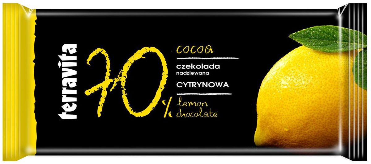 Terravita Шоколад темный с лимоном, 100 г0120710 Terravita Шоколад темный с лимоном, 100 г0120710Идеальный баланс ингредиентов в темном шоколаде Terravita делает его таким вкусным и ароматным, что полностью оправдывает название. Отличное качество шоколада подарит вам незабываемые ощущение вкуса и аромата. Шоколад - исключительно вкусный способ получить заряд энергии. Только один кусочек обеспечивает массу энергии и повышает настроение. Он также утолит голод и послужит хорошим поводом для чаепития с вашими близкими.