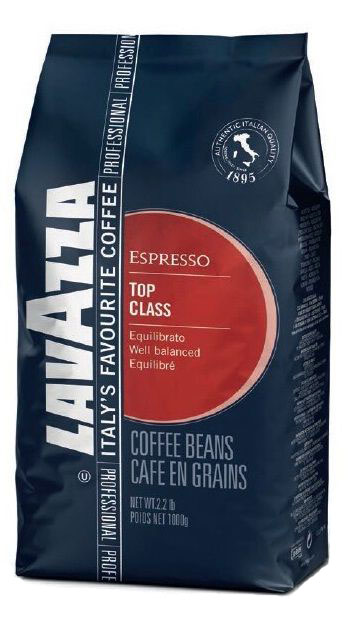 Lavazza Top Class Gran Gusto кофе в зернах, 1 кг0120710 Lavazza Top Class Gran Gusto кофе в зернах, 1 кг0120710Кофе Lavazza Top Class Gran Gusto отличает насыщенный аромат чистого шоколада. Особенно подходит для приготовления фирменных коктейлей I Piaceri del Caffe, а также для кофе, ароматизированного шоколадом, орехом или амаретто. Сохраняет свои вкусовые характеристики даже в ледяных кофейных напитках.