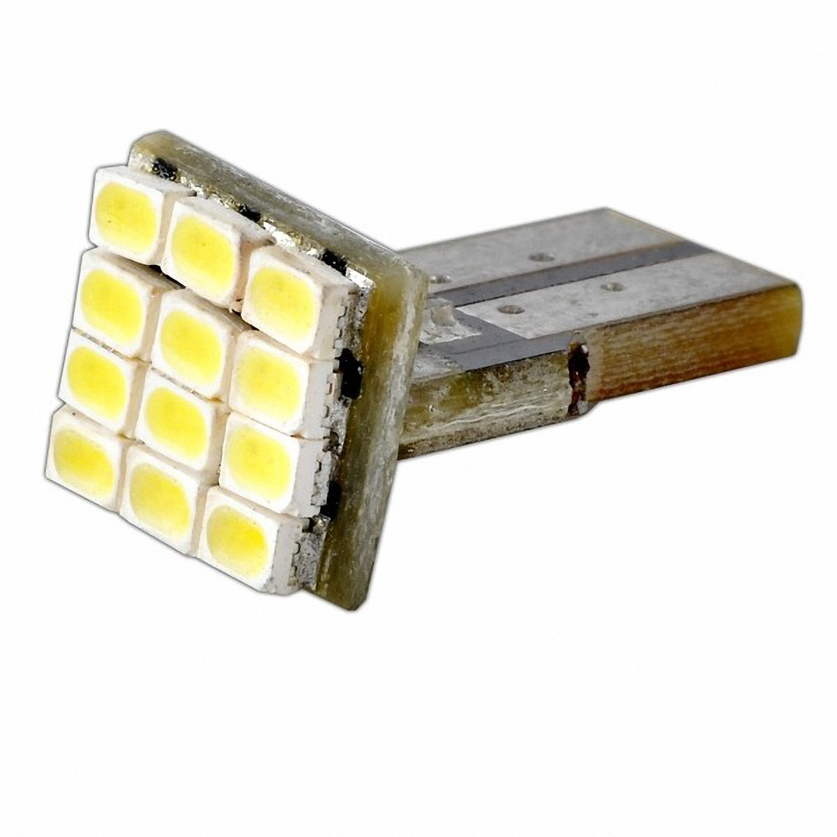 Skyway Автолампа диод T10 (W5W). ST10B-12SMD-1206/T10B-122010503 Skyway Автолампа диод T10 (W5W). ST10B-12SMD-1206/T10B-12201050312 SMD диодов без цоколя 1-контактная Белая