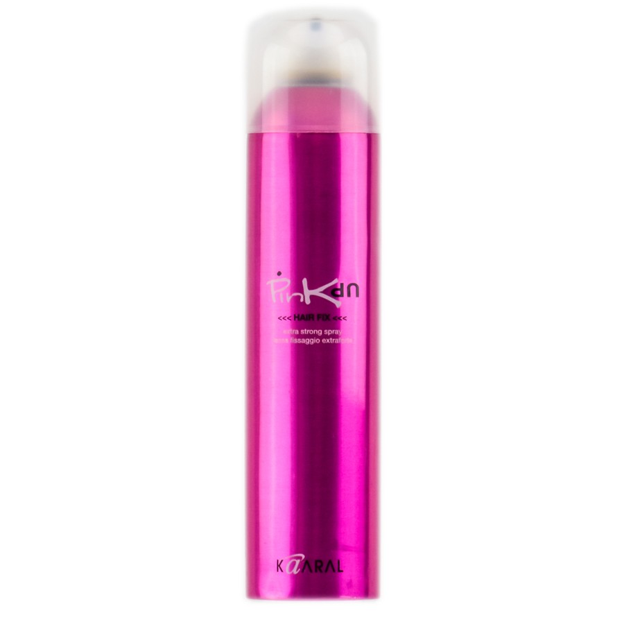 Kaaral Лак без газа сильной фиксации Pink Up Hair Fix, 300 млMP59.3D Kaaral Лак без газа сильной фиксации Pink Up Hair Fix, 300 млMP59.3DЗафиксируй свои волосы с помощью Hair Fix, экологически чистого лака сильной фиксации без газа. Моделирует и фиксирует, отлично подходит для укладки с последующей сильной и четкой фиксацией. Не прилипает к волосу и легко удаляется.