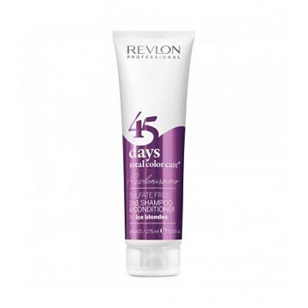 Revlon Professional RCC Shampoo and Conditioner Ice Blondes – Шампунь-кондиционер для пепельных блондированных оттенков 275 млMP59.4D Revlon Professional RCC Shampoo and Conditioner Ice Blondes – Шампунь-кондиционер для пепельных блондированных оттенков 275 млMP59.4DRevlon Professional RCC Shampoo Conditioner Ice Blondes Шампунь-кондиционер для пепельных блондированных оттенков Шампунь-кондиционер создан по новейшей эксклюзивной формуле компании Revlon Professional, благодаря которой Ваши волосы сохранят интенсивность цвета на целых 45 дней. Средство имеет нежную кремовую консистенцию, обладает великолепным ароматом и не содержит сульфатов и других вредных веществ, поэтому может использоваться ежедневно – для очищения волос от загрязнений и полноценного ухода за ними. В состав шампуня-кондиционера Ревлон входят такие активные компоненты, как провитамин В5, который увлажняет и восстанавливает структуру волос, тонизирует кожу головы, экстракт клюквы, который является отличным природным антиоксидантом и придаёт волосам дополнительный объём. Поликвартениум 55 является специальным полимером, который обволакивает специальной невидимой плёнкой каждый волосяной стержень, надёжно защищая структуру волос от вредных ультрафиолетовых лучей или повышенной влажности.Шампунь-кондиционер Revlon RCC Ice Blondes создан для того, чтобы Ваши волосы всегда выглядели превосходно. Рекомендации к применению: шампунь-кондиционер Revlon Ice Blondes нужно нанести на увлажнённые волосы, взбить пену массирующими движениями, смыть большим количеством воды.