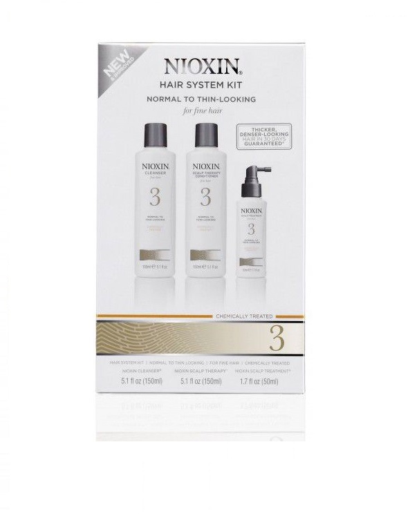 Nioxin System 3 Kit XXL - Набор (Система 3) 300 мл+300 мл+100 млFS-00897 Nioxin System 3 Kit XXL - Набор (Система 3) 300 мл+300 мл+100 млFS-00897В набор Nioxin System 3 Kit входят:Шампунь Очищение 300 мл - придающий объём очистительКондиционер Увлажнение 300 мл - придающий объём кондиционерМаска Питание 100 мл - придающая объём и питающая волосы маска