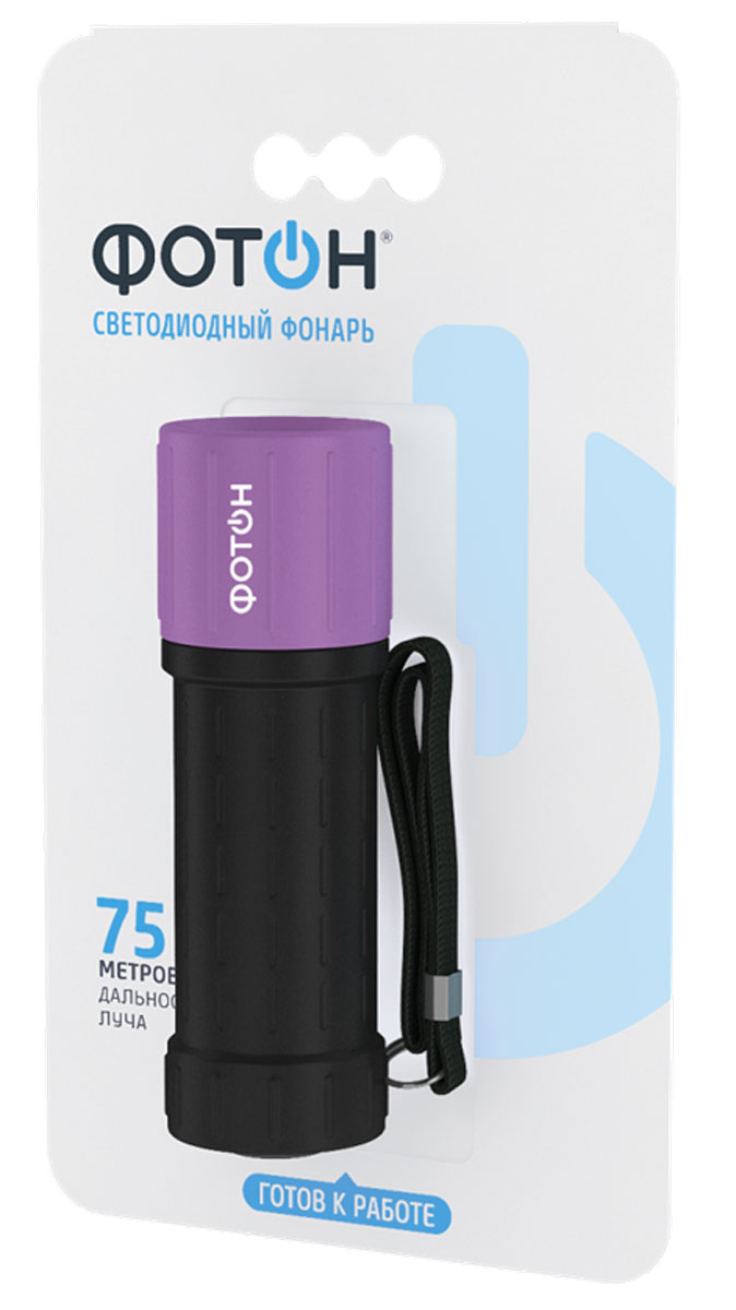 Фонарь резино-пластиковый Фотон MR-800 (3хААА)/ассортиKOCAc6009LED Фонарь резино-пластиковый Фотон MR-800 (3хААА)/ассортиKOCAc6009LEDМатериал корпуса - резинопластик Источник света – 1W светодиод Питание - 3хLR03 (AAA), контейне Выключатель - кнопочный, торцевой, резиновая кнопка