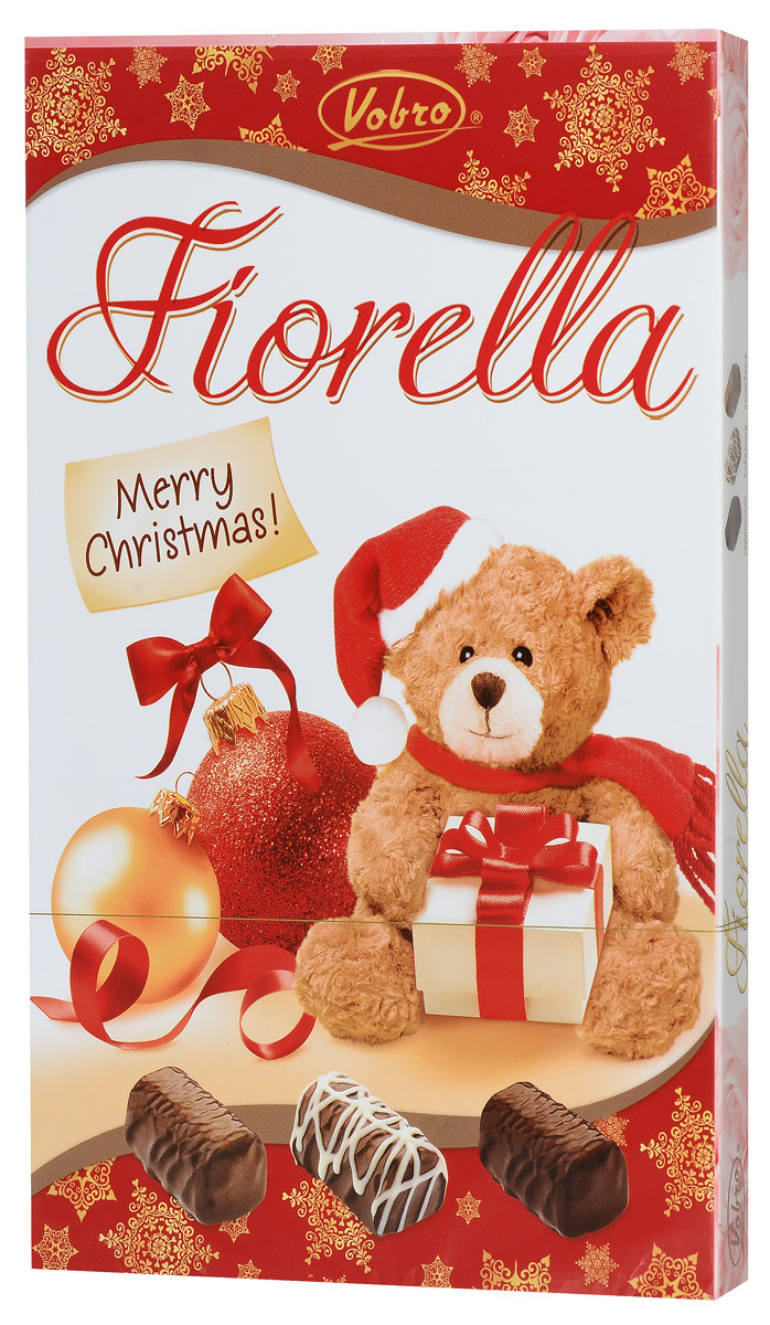 Vobro Fiorella набор шоколадных конфет, 140 г0120710 Vobro Fiorella набор шоколадных конфет, 140 г0120710Vobro Fiorella - набор шоколадных конфет с тремя вкусами. Под деликатным шоколадом скрыт вкус кокоса, ореха и капучино. Конфеты доступны в различных графических упаковках.