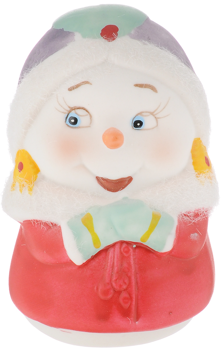 Фигурка новогодняя Феникс-Презент Снеговик-девушка, высота 8 см41967 Фигурка новогодняя Феникс-Презент Снеговик-девушка, высота 8 см41967Новогодняя декоративная фигурка Феникс-Презент Снеговик-девушка прекрасно подойдет для праздничного декора вашего дома. Сувенир изготовлен из керамики в виде забавного снеговика. Такая оригинальная фигурка красиво оформит интерьер вашего дома или офиса в преддверии Нового года. Создайте в своем доме атмосферу веселья и радости, украшая его всей семьей красивыми игрушками, которые будут из года в год накапливать теплоту воспоминаний.
