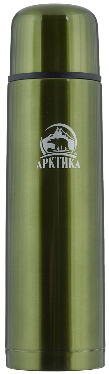 Термос Арктика, цвет: болотный, 1 л. 102-100067742 Термос Арктика, цвет: болотный, 1 л. 102-100067742Покрытый ярким лаком корпус термоса Арктика выполняет не только эстетическую функцию: практически каждый житель практически необъятной одной шестой части суши не понаслышке знает, каково это, когда кожа на морозе примерзает к стали. Цветной лак предохранит ваши руки от таких неприятностей. Ударопрочный корпус состоит из двух колб, выполненных из нержавеющей стали с вакуумом между ними. Термос оснащен удобной пробкой с каналами для наливания воды в полуоткрытом положении. Термос прост, надежен и безопасен. Безукоризненно выполняя свою основную функцию - сохранение нужной температуры внутри термоса - он будет радовать своего обладателя удобством, отличной эргономикой и привлекательной внешностью.Диаметр горлышка: 5,1 см.Диаметр основания: 8,3 см.Высота (с учетом крышки): 30,5 см.Время сохранения температуры (холодной и горячей): 26 часов.