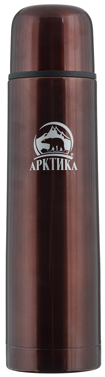 Термос Арктика, цвет: кофейный, 0,75 л0003929 Термос Арктика, цвет: кофейный, 0,75 л0003929Покрытый ярким лаком корпус термоса Арктика выполняет не только эстетическую функцию: практически каждый житель практически необъятной одной шестой части суши не понаслышке знает, каково это, когда кожа на морозе примерзает к стали. Цветной лак предохранит ваши руки от таких неприятностей. Ударопрочный корпус состоит из двух колб, выполненных из нержавеющей стали с вакуумом между ними. Термос оснащен удобной пробкой с каналами для наливания воды в полуоткрытом положении. Термос прост, надежен и безопасен. Безукоризненно выполняя свою основную функцию – сохранение нужной температуры внутри термоса – он будет радовать своего обладателя удобством, отличной эргономикой и привлекательной внешностью.Диаметр горлышка: 4,7 см.Диаметр основания: 7,5 см.Высота (с учетом крышки): 28,5 см.Время сохранения температуры (холодной и горячей): 24 часа.