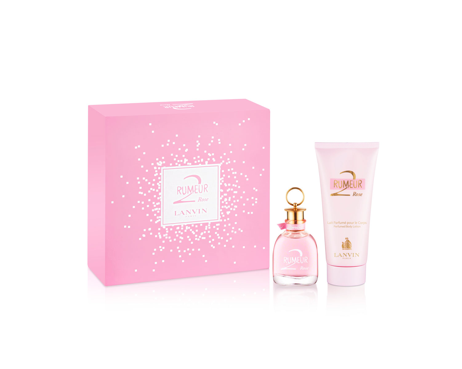 Lanvin Rumeur 2 Rose Woman Подарочный набор: парфюмированная вода 50 мл + лосьон для тела 100 млSC-FM20104 Lanvin Rumeur 2 Rose Woman Подарочный набор: парфюмированная вода 50 мл + лосьон для тела 100 млSC-FM20104Цветочные, фруктовые. Апельсин, бергамот, грейпфрут, груша, лимон, ноты свежести, жасмин, жимолость, ландыш, магнолия, роза, амбра, мускус, пачули.