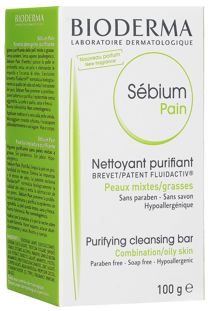 Bioderma Мыло Sebium, 100 гMP59.4D Bioderma Мыло Sebium, 100 гMP59.4DМыло Sebium тщательно очищает кожу, идеально удаляя загрязнения и избыток кожного сала. Эксклюзивный запатентованный комплекс Флюидактив сохраняет качество кожного сала, предупреждая закупорку пор. Предупреждает бактериальную пролиферацию, деликатно очищая эпидермис.