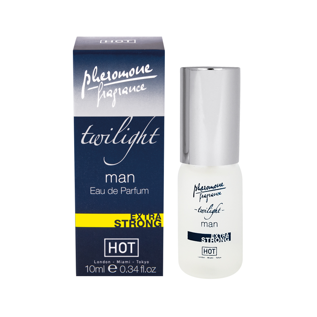 Hot Мужские духи с феромонами Twilight extra strong, 10 мл55050 Hot Мужские духи с феромонами Twilight extra strong, 10 мл55050Особенно сильный. Для неукротимых мужчин специалисты Hot разработали парфюм с повышенной концентрацией феромонов. Одна капля способна окружить Вас невероятно притягательным ароматом и возбудить даже в самых неприступных красавицах неутолимую страсть и влечение.