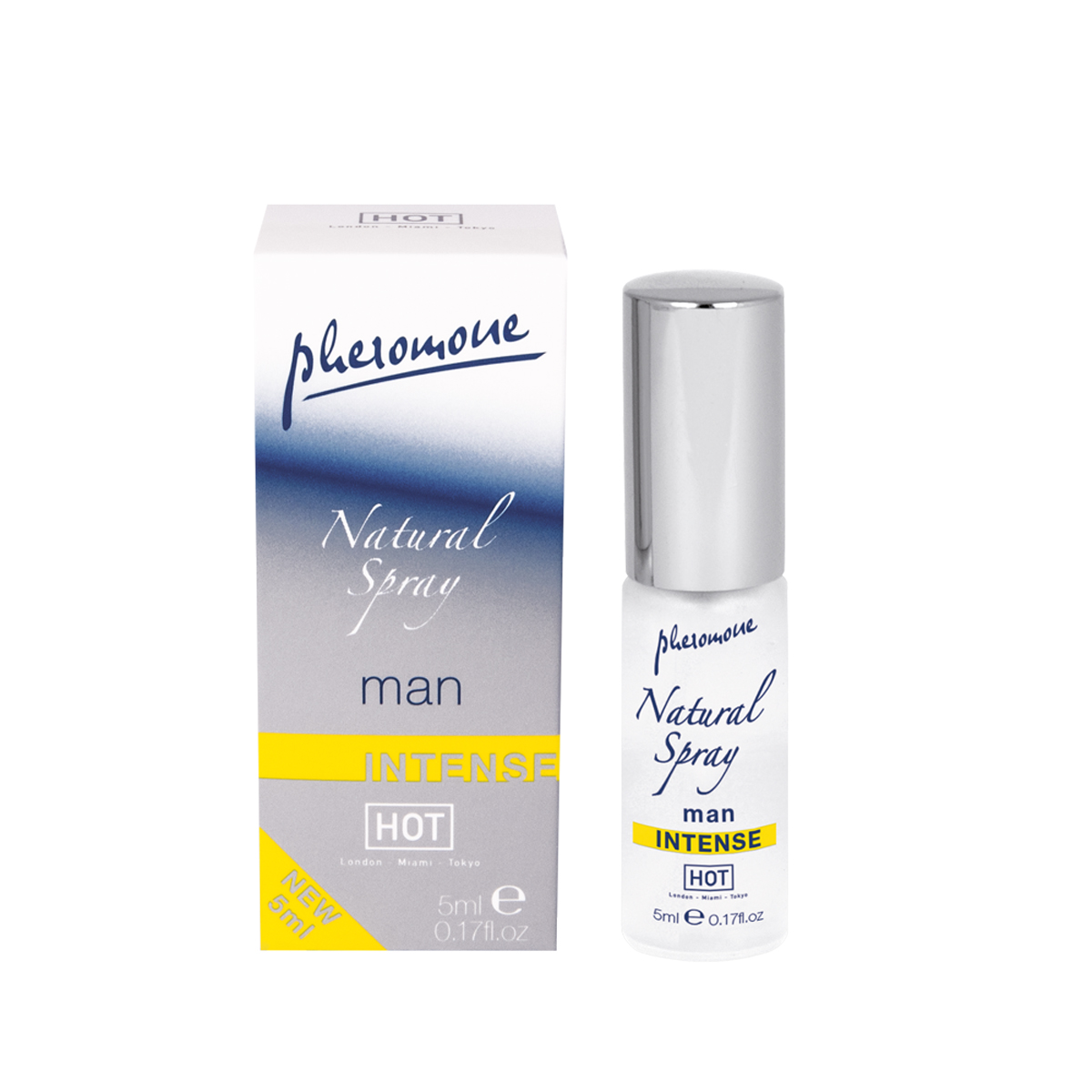 Hot Мужские духи с феромонами Natural Spray Intense, 5 мл28032022 Hot Мужские духи с феромонами Natural Spray Intense, 5 мл28032022Для тех, кто не хочет изменять любимому аромату, компания «Hot» предлагает спрей с феромонами с нейтральным запахом, поэтому его можно совмещать со своим излюбленным парфюмом.