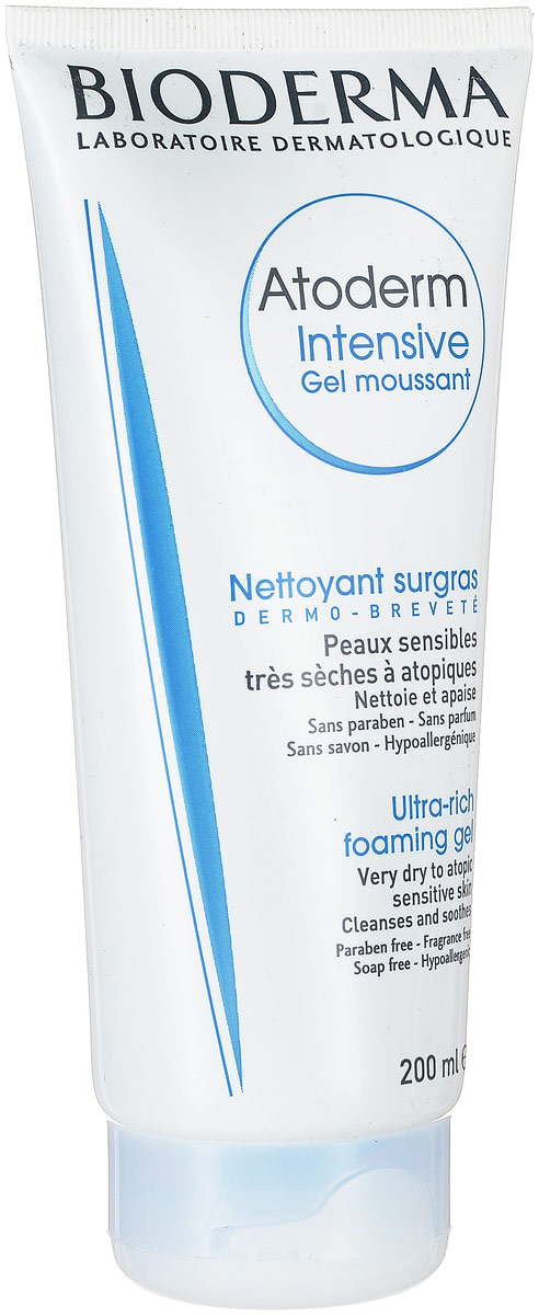 Bioderma Atoderm Мусс Интенсив, 200 млFS-00897 Bioderma Atoderm Мусс Интенсив, 200 млFS-00897Мусс Интенсив предназначен для ежедневного очищения очень сухой и атопичной кожи. Подходит для лица и и для тела. Можно использовать даже новорожденным. Бережно очищает и смягчает кожу. Восстанавливает кожный барьер и оказывает противовоспалительное действие (Витамин РР), активируя синтез церамидов, холестерина, жирных кислот.Мягкая очищающая основа растительного происхождения и производное пальмового масла, ксилитол обеспечивают деликатное очищение и смягчают кожу. Меди сульфат и цинка сульфат снижают риск вторичного инфицирования.