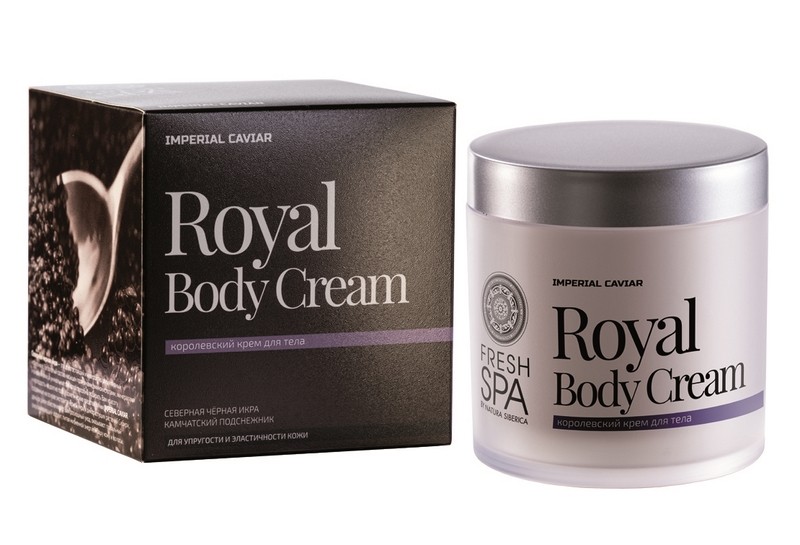 Natura Siberica крем для тела Imperial Caviar королевский, 400 млM9104300 Natura Siberica крем для тела Imperial Caviar королевский, 400 млM9104300Крем для тела Королевский – это роскошное средство, созданное на основе натуральных компонентов и способное подарить Вашей коже истинное совершенство. Оно стимулирует синтез коллагена и эластина, оказывает общее регенерирующее и тонизирующее действие.Северная чёрная икра эффективно стимулирует выработку кожей собственного эластина, благодаря чему возвращает ей природную красоту, упругость и эластичность.Масло арктической лилии – природный источник витаминов и микроэлементов; оно интенсивно питает и увлажняет кожу, оказывает противовоспалительное действие. Делает Вашу кожу сияющей, нежной и гладкой.