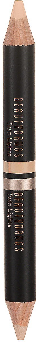 Beautydrugs Twin Lights Двойной карандаш-хайлайтер 01, 2,98 гр28032022 Beautydrugs Twin Lights Двойной карандаш-хайлайтер 01, 2,98 гр28032022Двойной хайлайтер для бровей Beautydrugs Twin Lights служит финальным штрихом в макияже, выделяет, подчеркивает изгиб брови, делая ее визуально более четкой, а образ - завершенным. Каждый карандаш имеет два оттенка: матовый и с деликатным шиммером, они используются в зависимости от желаемого эффекта. Матовый хайлатер используется над бровью, чтобы очертить и высветлить эту область. Шиммерный - для областью под бровью, для придания более законченного и гламурного образа. Beautydrugs Twin Lights может использоваться и для расставления световых акцентов на всем лице: в уголках глаз, на спинке носа, на галочке над верхней губой в качестве консилера.