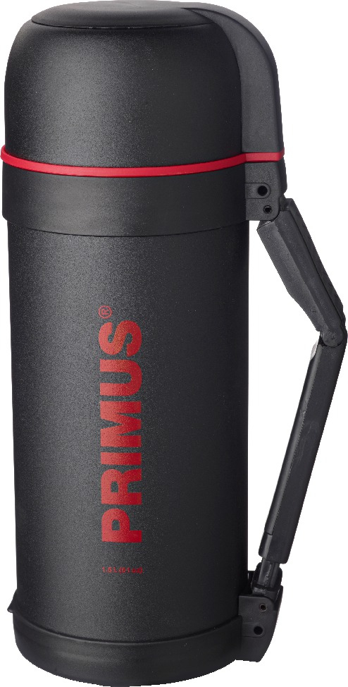 Термос Primus C&H Food Vacuum Bottle, цвет: темно-серый, 1,5 л732792 Термос Primus C&H Food Vacuum Bottle, цвет: темно-серый, 1,5 л732792Вакуумный двустенный термос изготовлен из высококачественной нержавеющей очищенной стали марки 18 / 8, а также, оснащен крышкой-кружкой и замком Quick-stop.Данная модель обладает прекрасной способностью сохранять напитки холодными либо теплыми. Полированная поверхность термоса с легкостью моется.Крышку можно применять в качестве кружки. Помимо этого, данная модель имеет неограниченный срок годности.Изделие обладает пластиковой складной ручкой и ремешком, который используется для транспортировки, с легкостью отстегивается и пристегивается.Объем термоса: 1,5 л.