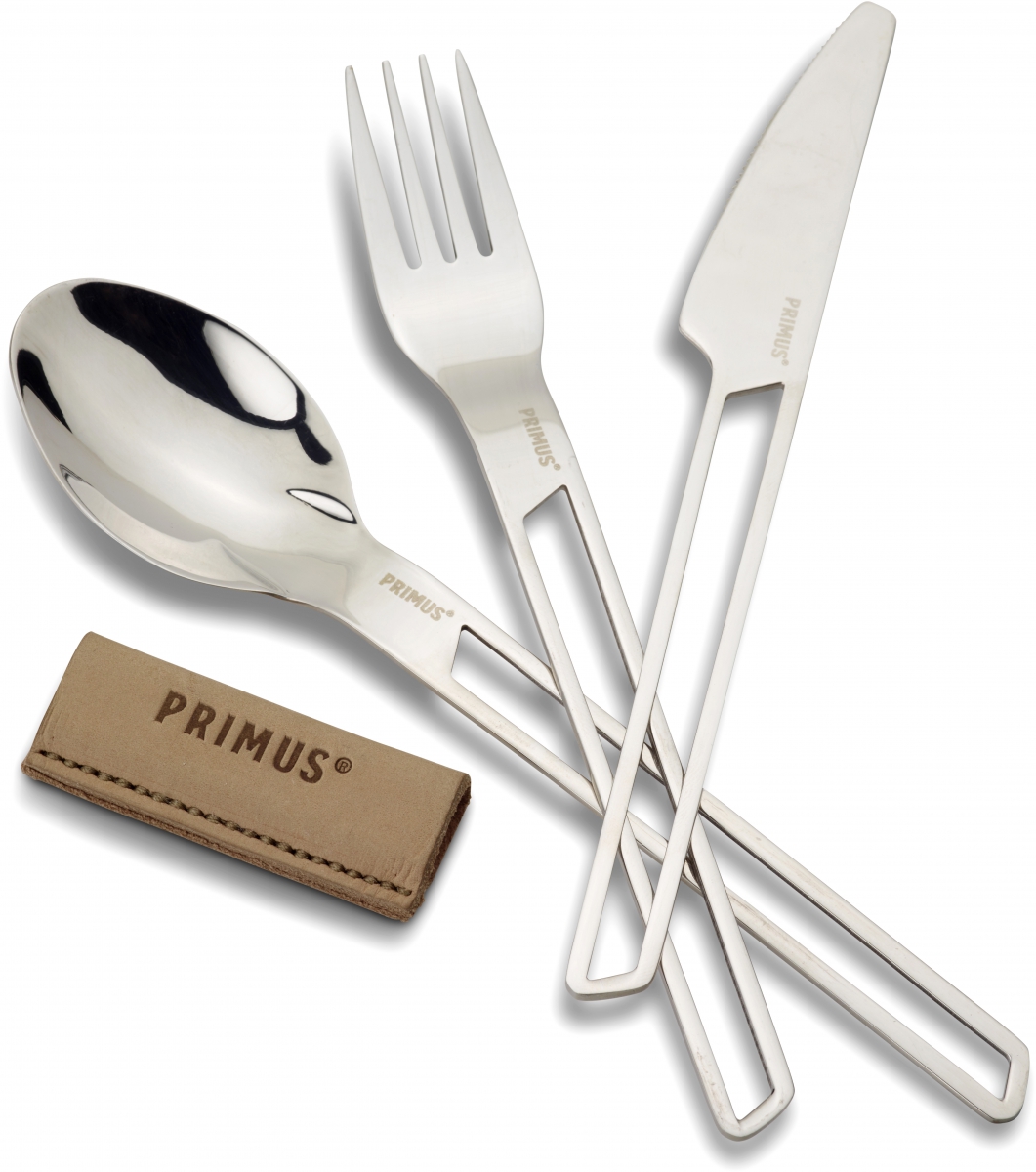 Набор столовых приборов Primus CampFire Cutlery Set, цвет: серый, 10 предметов738017 Набор столовых приборов Primus CampFire Cutlery Set, цвет: серый, 10 предметов738017Набор столовых приборов в нержавеющей стали включает нож, вилку и ложку.