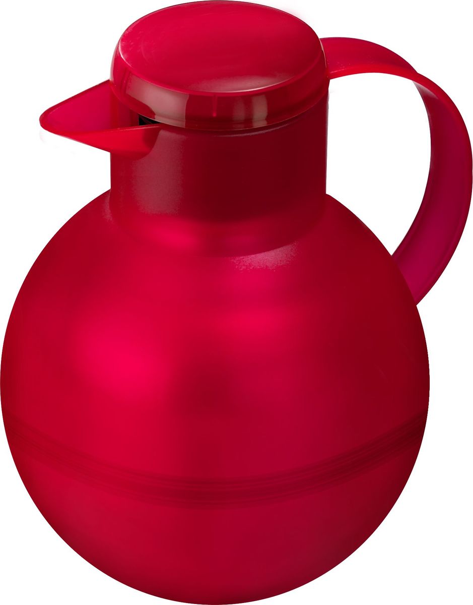 Термос-чайник Emsa Samba Tea, цвет: красный, 1 лVT-1520(SR) Термос-чайник Emsa Samba Tea, цвет: красный, 1 лVT-1520(SR)Удобный термос-кофейник Emsa Samba Tea станет незаменимым аксессуаром в поездках, выездах на природу, дачу, рыбалку или пикник. Корпус кувшина выполнен из высококачественного пластика, а колба - из стекла. На крышке изделия имеется кнопка Quick Press , с помощью которой вы сможете легко открыть герметичный клапан, а удобные носик и ручка позволят аккуратно разлить содержимое по стаканам. Пробка легко разбирается и превосходно моется.Линейка термосов Emsa Samba Tea славится элегантным дизайном, разнообразием цветов, высококачественной вакуумной индийской стеклянной колбой с серебряным напылением, сохраняющей ваш напиток горячим до 12 часов и холодным до 24 часов. 100 % герметичность сохранит аромат вашего напитка и не допустит в него посторонние запахи.