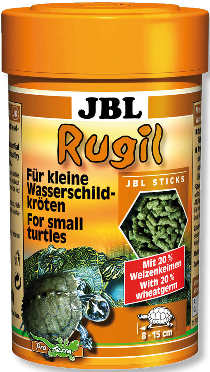 JBL Rugil Корм в форме палочек для маленьких водных черепах, 100 мл (35 г)JBL7035100 JBL Rugil Корм в форме палочек для маленьких водных черепах, 100 мл (35 г)JBL7035100JBL Rugil - Корм в форме палочек для маленьких водных черепах, 100 мл. (35 г.)