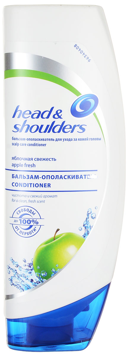 Бальзам-ополаскиватель для ухода за кожей головы Head & Shoulders Яблочная свежесть, 360 млFS-00897 Бальзам-ополаскиватель для ухода за кожей головы Head & Shoulders Яблочная свежесть, 360 млFS-00897Бальзам-ополаскиватель против перхоти Head&Shoulders Яблочная свежесть - чистота и свежий аромат надолго. Способствует защите от перхоти.Нежная рН-сбалансированная формула подходит для повседневного использования.