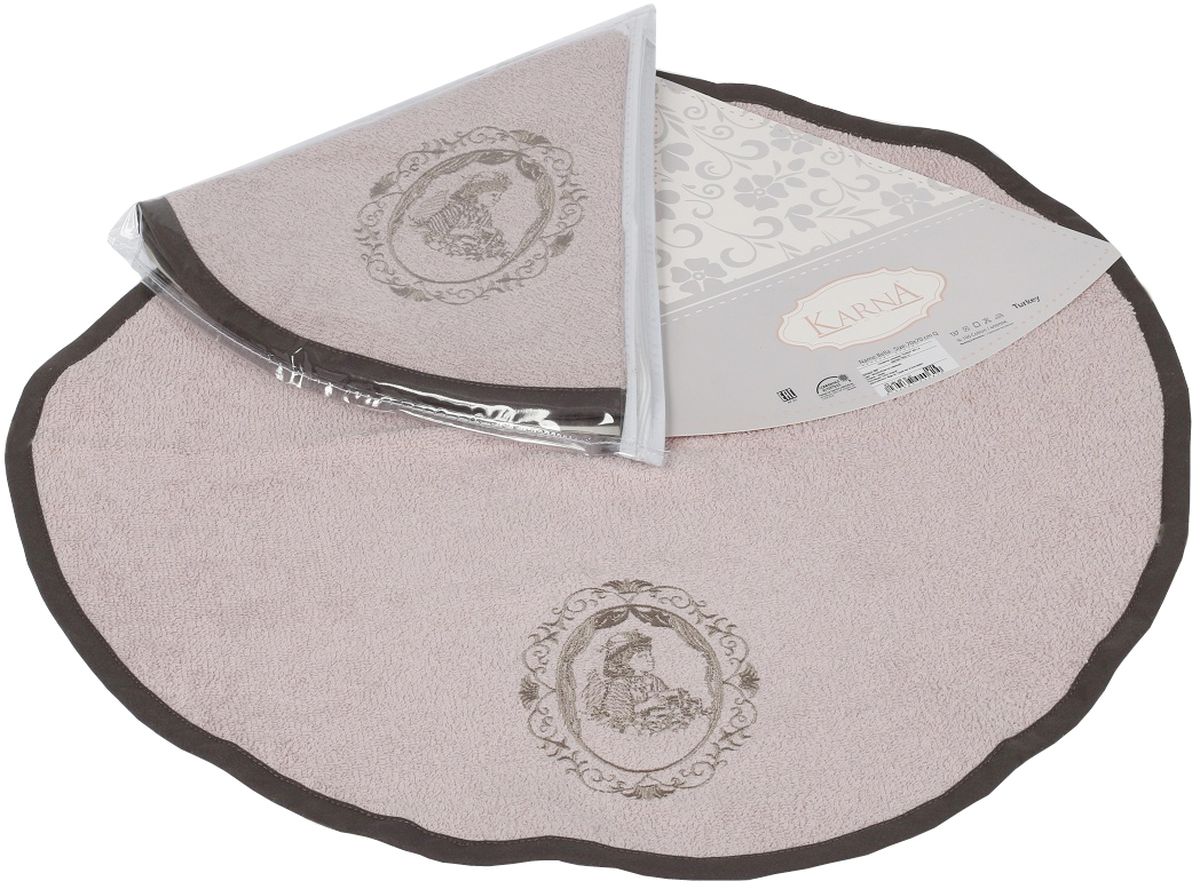 Салфетка кухонная Karna Bella, диаметр 50 см. 505/CHAR0063112113640 Салфетка кухонная Karna Bella, диаметр 50 см. 505/CHAR0063112113640Кухонная салфетка Karna Bella выполнена из 100% хлопка и украшена оригинальным рисунком. Изделие отлично впитывает влагу, быстро сохнет, сохраняет яркость цвета и не теряет форму даже после многократных стирок. Салфетка очень практична и неприхотлива в уходе. Она создаст прекрасное настроение и украсит интерьер вашей кухни.Диаметр салфетки: 50 см.