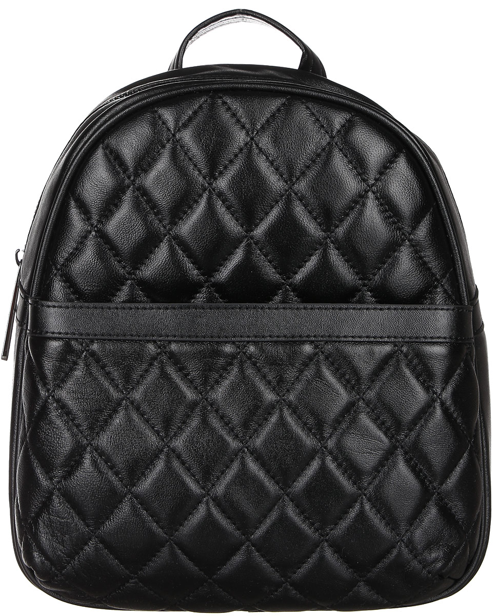 Рюкзак женский Janes Story, цвет: черный. KL-2690-04RivaCase 8460 black Рюкзак женский Janes Story, цвет: черный. KL-2690-04RivaCase 8460 blackСтильный женский рюкзак Janes Story выполнен из натуральной кожи и с лицевой стороны оформлен декоративной прострочкой. Изделие содержит одно отделение, закрывающееся с помощью металлической застежки-молнии. Внутри расположены: два накладных кармана для мелочей и один прорезной карман на молнии. Спереди рюкзак дополнен одним карманом на молнии. Рюкзак оснащен удобными лямками регулируемой длины, а также петлей для подвешивания. Оригинальный аксессуар позволит вам завершить образ и быть неотразимой.