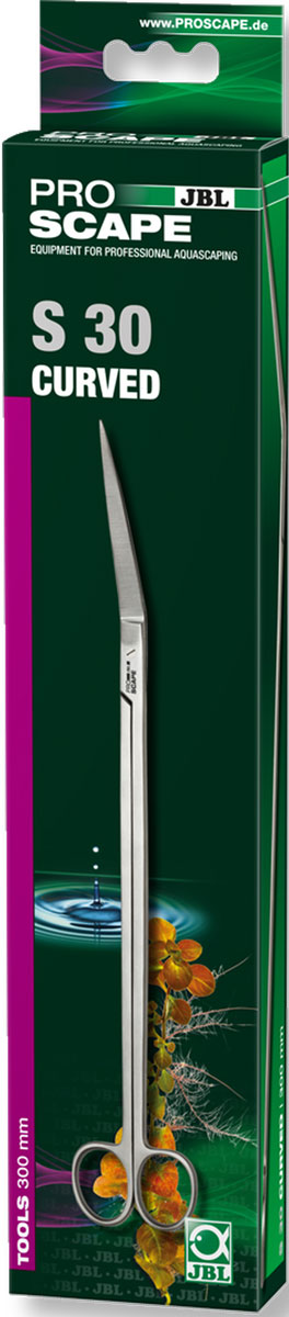 Ножницы для обрезки растений в аквариуме JBL ProScape Tool S curved, длина 30 см0120710 Ножницы для обрезки растений в аквариуме JBL ProScape Tool S curved, длина 30 см0120710Угловые ножницы JBL ProScape Tool S curved обеспечивают профессиональную обрезку растений при оформлении аквариумного пейзажа. Изделие выполнено из качественной японской нержавеющей стали с исключительно высокой точностью резки. Ножницы имеют изогнутую форму, которая особенно подходит для удаления листьев из аквариума. При этом отрезать листья нужно как можно ближе к основанию. Ножницы комфортно лежат в руке, работа без усталости благодаря легкому весу. Акваскейпинг - искусство оформления аквариума. При этом используются творческие сочетания растений, точные копии надводных пейзажей или естественной среды обитания. В акваскейпе часто мало рыб и беспозвоночных или нет совсем.