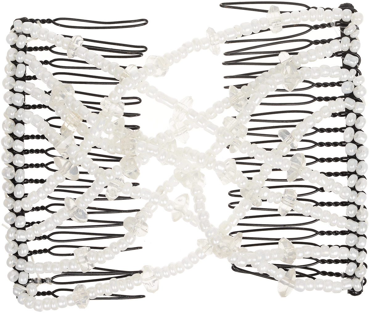 EZ-Combs Заколка Изи-Комбс, одинарная, цвет: белый. ЗИО_осколкиSatin Hair 7 BR730MN EZ-Combs Заколка Изи-Комбс, одинарная, цвет: белый. ЗИО_осколкиSatin Hair 7 BR730MNУдобная и практичная EZ-Combs подходит для любого типа волос: тонких, жестких, вьющихся или прямых, и не наносит им никакого вреда. Заколка не мешает движениям головы и не создает дискомфорта, когда вы отдыхаете или управляете автомобилем. Каждый гребень имеет по 20 зубьев для надежной фиксации заколки на волосах! И даже во время бега и интенсивных тренировок в спортзале EZ-Combs не падает; она прочно фиксирует прическу, сохраняя укладку в первозданном виде.Небольшая и легкая заколка для волос EZ-Combs поместится в любой дамской сумочке, позволяя быстро и без особых усилий создавать неповторимые прически там, где вам это удобно. Гребень прекрасно сочетается с любой одеждой: будь это классический или спортивный стиль, завершая гармоничный облик современной леди. И неважно, какой образ жизни вы ведете, если у вас есть EZ-Combs, вы всегда будете выглядеть потрясающе.
