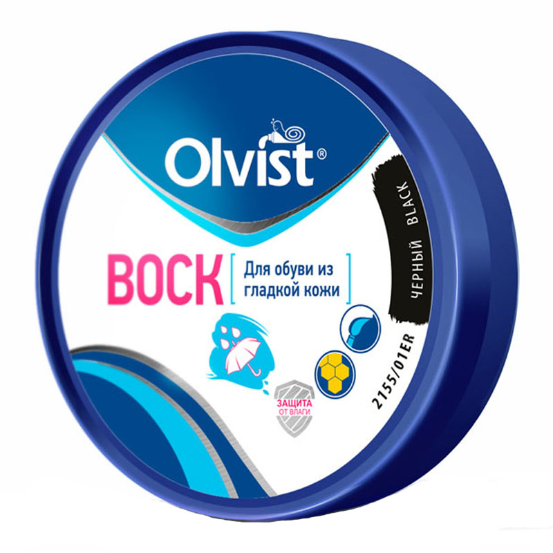 Воск для обуви Olvist, цвет: черный. 2155/01ERLI Воск для обуви Olvist, цвет: черный. 2155/01ERLIВоск для обуви Olvist эффективно питает и защищает кожу от иссыхания и воздействия окружающей среды. Подходит для обуви из гладкой кожи.