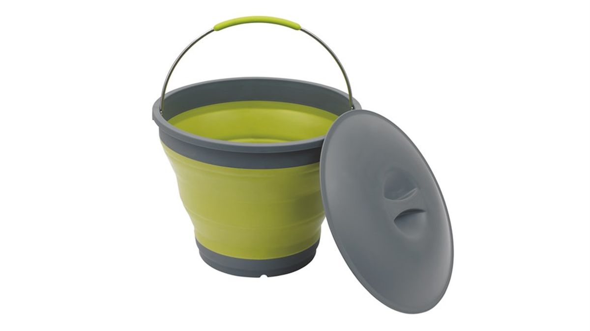Ведро силиконовое Outwell Collaps Bucket, цвет: зеленый, 7,5 л650224 Ведро силиконовое Outwell Collaps Bucket, цвет: зеленый, 7,5 л650224Ведро складное Outwell Collaps Bucket w/lid в сложенном виде практически плоское. Противоударное, легко моется и складывается/раскладывается.