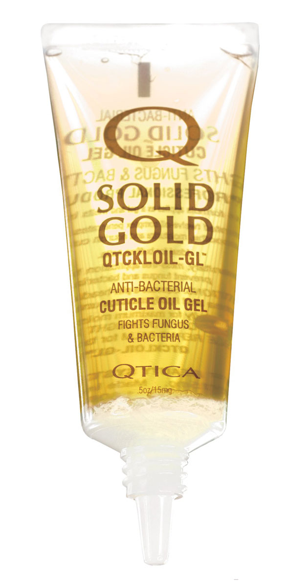 Zoya-Qtica Гель-масло для кутикулы Qtica Solid Gold 14 грFS-00897 Zoya-Qtica Гель-масло для кутикулы Qtica Solid Gold 14 грFS-00897Ключевое свойство: Гель-масло для ногтей и кутикулы обладает противогрибковыми, антибактериальными и противовирусными свойствамиПреимущества: Смягчает кутикулу, одновременно предотвращая инфицирование кутикулы и ногтевой пластины грибком и бактериями. Уникальная гелевая основа и удобный аппликатор с наконечником обеспечивают удобное и гигиеничное использование.ИнгредиентыМасло рисовых отрубей, миндальное масло, масло жожоба, масло мандарина, мятное масло и масло лаванды.
