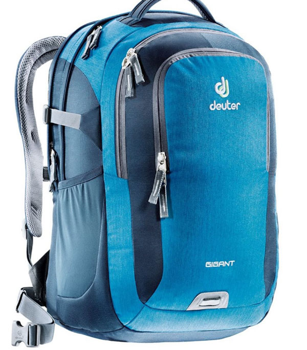 Рюкзак Deuter Daypacks Gigant, цвет: синий, 32 лRivaCase 7560 red Рюкзак Deuter Daypacks Gigant, цвет: синий, 32 лRivaCase 7560 redКогда вам необходимо иметь все при себе, когда вы собираетесь в университет, тот тут Deuter Daypacks Gigant спешит на помощь. Все необходимые документы и книги с легкостью уместятся в этом рюкзаке. Также есть наличие большого мягкого отделения для Laptop. Рюкзак имеет анатомическую форму, вентиляцию спины, мягкие, регулируемые лямки.Несмотря на то, что у вас максимальная загрузка рюкзака, вы все еще по-прежнему с комфортом можете перемещаться от одной лекции к другой. Когда в университете накопилось множество необходимых дел, модель Deuter Gigant поможет вам легко справиться с горой бумаг, книг и папок. А если вам не нужно нести ноутбук, то в большое основное отделение на мягкой подкладке можно поместить еще больше груза. Благодаря эргономичным мягким плечевым лямкам и системой вентиляции спины Airstripes даже тяжелый груз удобно носить.Особенности:- секционное отделение для компьютерных принадлежностей; - большое отделение под ноутбук 17 дюймов или iPad (полностью защищенное жесткими стенками) ; - передний карман на молнии; - съемный поясной ремень; - большое основное отделение, в которое помещаются папки для бумаг; - дно имеет мягкую подкладку; - компрессионные стропы; - удобная ручка для переноски; - большой передний карман с органайзером; - боковые сетчатые карманы; - петля с отражателем. Материал: Super-Polytex/Ballistic. Вес: 1080 г. Объем: 32 л. Размеры отделения под ноутбук: 32х40 см. Размеры рюкзака: 47 х 35 х 27 см.