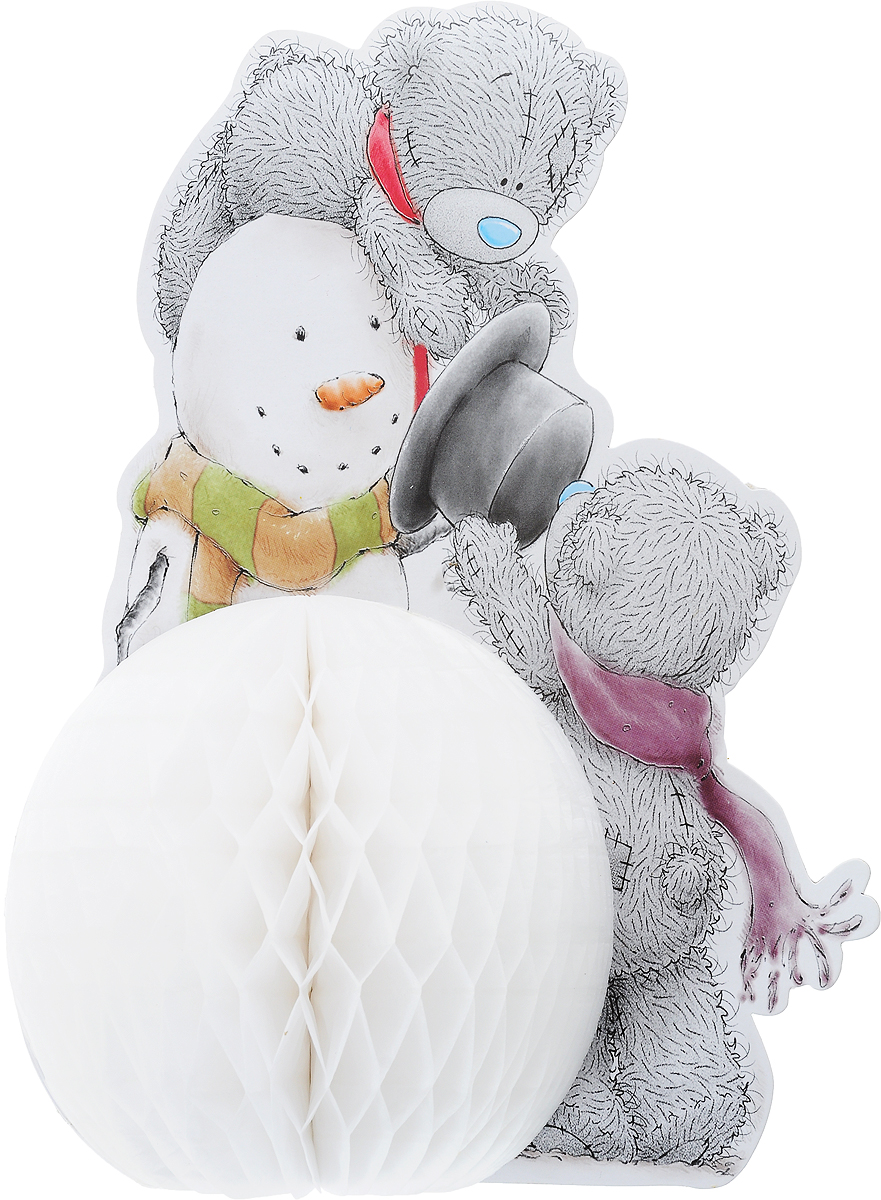 Украшение новогоднее Winter Wings Me To You. Мишка Тедди, высота 30 смN02315 Украшение новогоднее Winter Wings Me To You. Мишка Тедди, высота 30 смN02315Новогоднее украшение Magic Time Me To You. Мишка Тедди прекрасно подойдет для праздничного декора вашего дома. Изделие выполнено из бумаги.Такое оригинальное украшение оформит интерьер вашего дома или офиса в преддверии Нового года. Оригинальный дизайн и красочное исполнение создадут праздничное настроение. Кроме того, это отличный вариант подарка для ваших близких и друзей.В комплект входит скребка для соединения объемной части украшения.Диаметр снеговика: 15 см