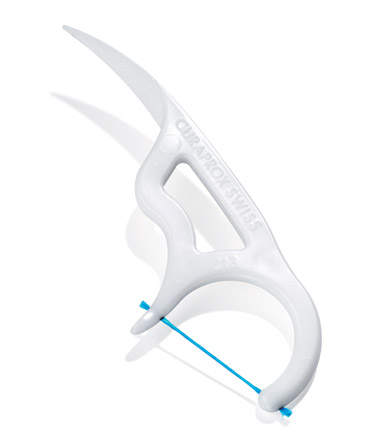 Curaprox DF 967 Нить межзубная с пластиковым держателем Flosspic(30 шт)DF967 Curaprox DF 967 Нить межзубная с пластиковым держателем Flosspic(30 шт)DF967Вощеная зубная нить с держателем и пластиковой зубочисткой. 30 штук в упаковке. Рекомендации: использовать ежедневно после приема пищи, минимум 1 раз в день. Храните в местах, не доступных для детей.