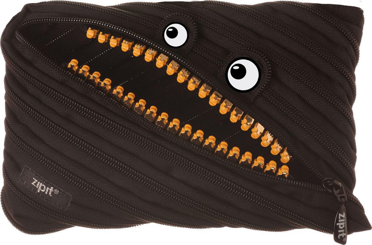 Zipit Пенал Grillz Jumbo Pouch цвет черный72523WD Zipit Пенал Grillz Jumbo Pouch цвет черный72523WDНеобычный пенал Zipit Grillz Jumbo Pouch изготовлен из одной длинной застежки-молнии. Он удобен для разных мелочей и пишущих принадлежностей. Особенности пенала - зубки и глазки. Его обладатель всегда будет в хорошем настроении!