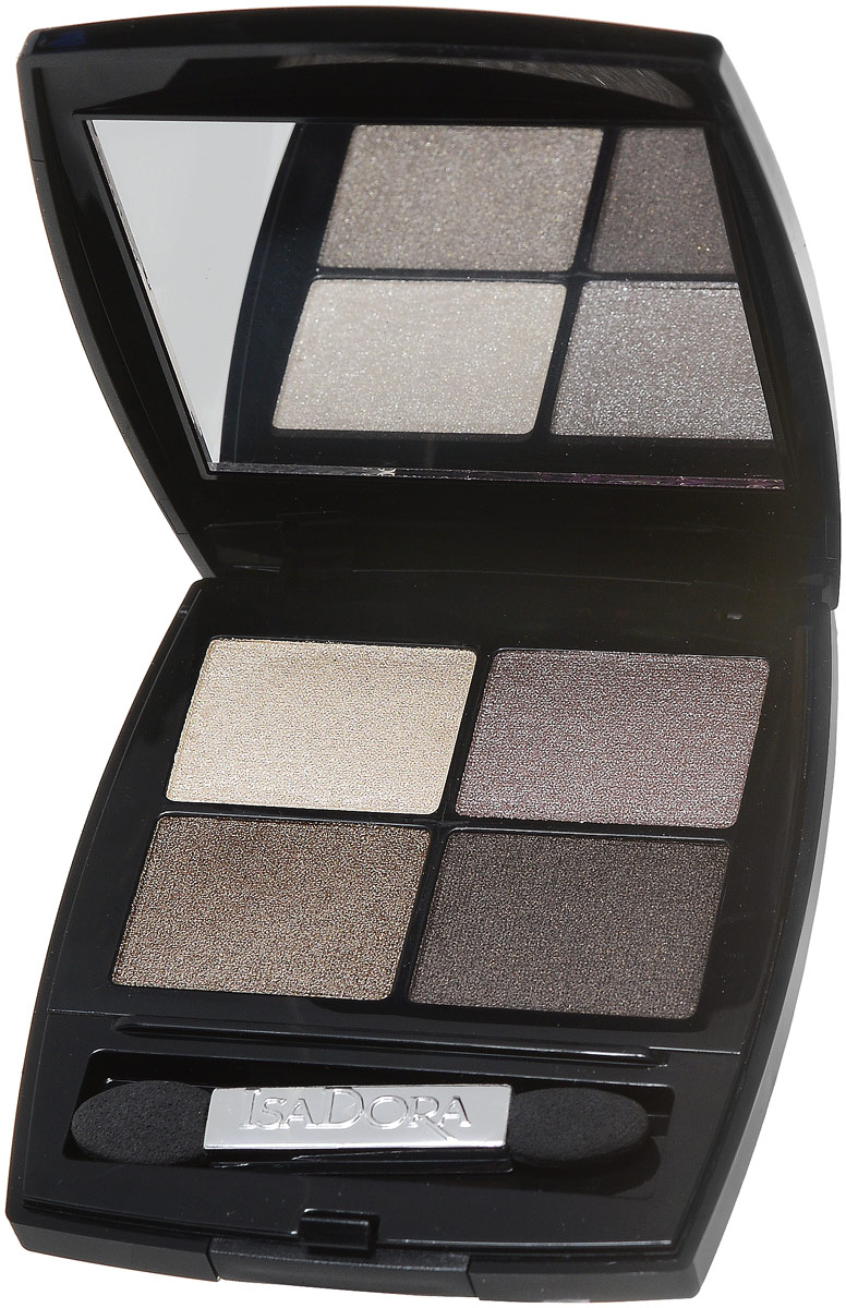 Isadora тени для век Eye shadow quartet 09 5 гр28032022 Isadora тени для век Eye shadow quartet 09 5 гр28032022Насыщенные красящими пигментами тени для век. Сочетающиеся между собой оттенки для яркого и креативного макияжа. Удобство нанесения и растушевки. Длительная стойкость. Двусторонний аппликатор в комплекте. Подходят для людей с чувствительными глазами и носящих контактные линзы. Не содержит ароматизаторов. Продукт прошел клинические испытания.
