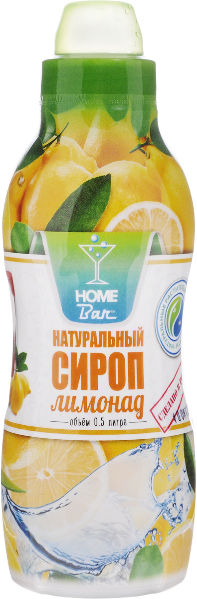 Home Bar Лимонад натуральный сироп, 0,5 л101246 Home Bar Лимонад натуральный сироп, 0,5 л101246Сироп Home Bar Лимонад - это традиционный вкус и высокое качество. Прекрасно утоляет жажду. Рекомендуется использовать для приготовления освежающих лимонадов, а также добавлять в коктейли и мороженое. Для приготовления 4 литров напитка.Сиропы Home Bar произведены из натурального сырья в России в Кабардино-Балкарии.