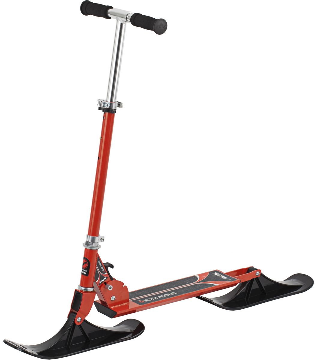 Скутер Stiga Bike Snow Kick, цвет: красныйLA010301 Скутер Stiga Bike Snow Kick, цвет: красныйLA010301Эту новинку от шведского производителя Stiga можно назвать по-разному: снежный самокат, самокат-снегокат или самокат на лыжах. Любое из этих названий будет правильным. Stiga Bike Snow Kick одинаково понравится и любителям самокатов, и любителям сноубордов, и тем, кто просто любит зимние развлечения. Прочная стальная конструкция обеспечивает скутеру долгий срок эксплуатации.Рекомендуемый возраст: от 5 лет.
