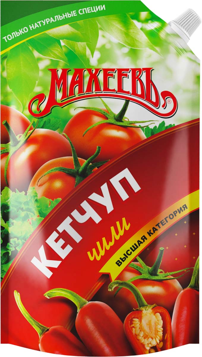 Махеевъ кетчуп чили, 260 г0120710 Махеевъ кетчуп чили, 260 г0120710Кетчуп Махеевъ Чили - пикантный кетчуп со вкусом спелых томатов. Обладает остротой жгучих перчиков чили и насыщенным пряным ароматом.
