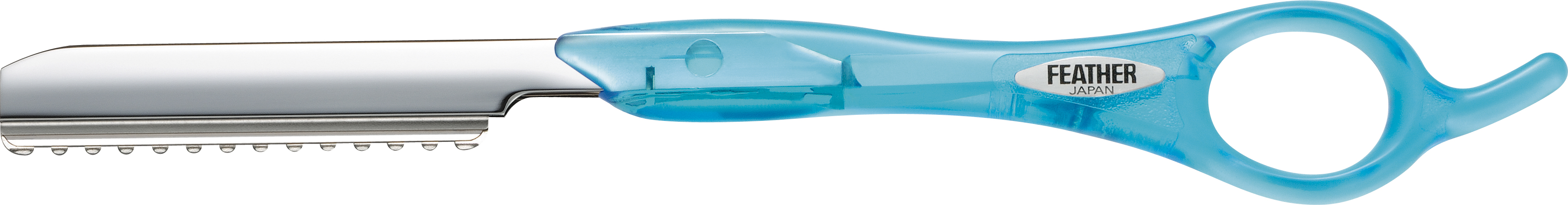 Feather Классическая филировочная бритва SR-AB голубого цветаCDB 605 Feather Классическая филировочная бритва SR-AB голубого цветаCDB 605Серия Styling Razor - это любимые бритвы для стрижки волос среди парикмахеров по всему миру. Благодаря тонкому наклонному срезу, который дает бритва, концы волос отлично падают по форме стрижки, создавая красивую текстуру.Для получения оптимального угла кромки каждое лезвие проходит тройную заточку. Лезвия не только остры, но и долговечны, благодаря своему двойному покрытию из платинового сплава и каучука. Платиновый сплав увеличивает долговечность лезвия, а каучуковое покрытие снижает трение.