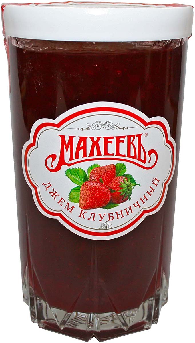 Махеевъ джем клубничный, 400 г0120710 Махеевъ джем клубничный, 400 г0120710Ароматный джем с насыщенным вкусом клубники придется по вкусу не только взрослым, но и детям.