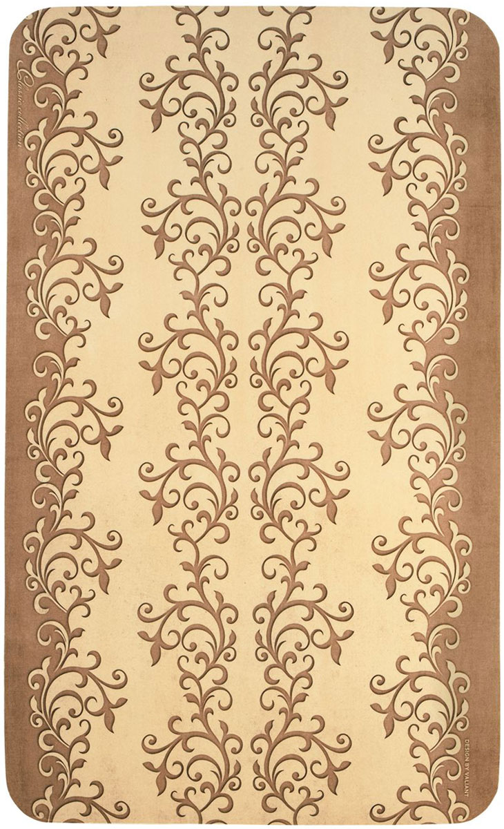 Коврик для ванной комнаты Valiant Classic Velvet, 75 х 45 см391602 Коврик для ванной комнаты Valiant Classic Velvet, 75 х 45 см391602Коврик для ванной комнаты Valiant Classic Velvet выполнен из мягкого, приятного на ощупь текстиля и оформлен изящным узором в классическом стиле. Специальная SBR-основа коврика обладает повышенными теплоизоляционными свойствами, износостойкостью и предотвращает скольжение по полу. Материал не впитывает влагу и быстро высыхает. Такой коврик впишется в любой интерьер ванной комнаты.