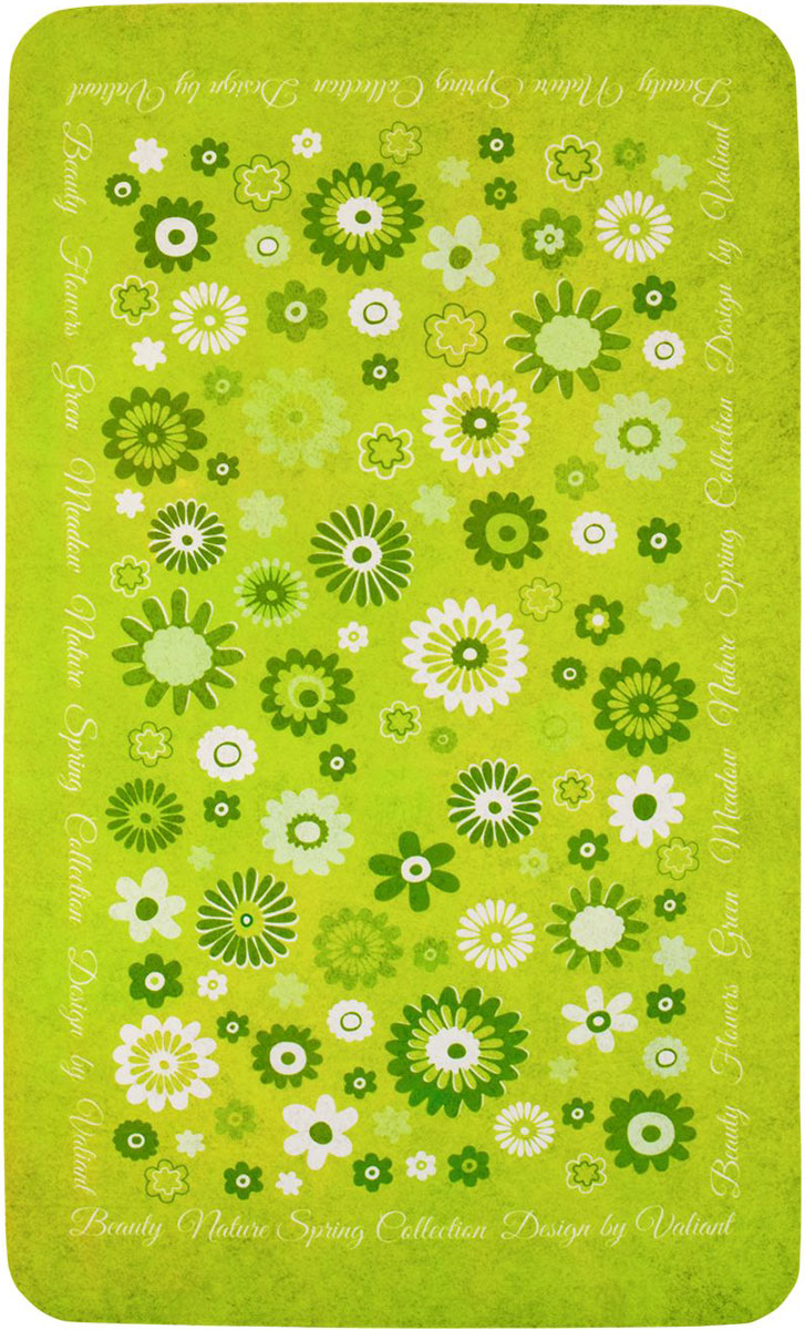 Коврик для ванной комнаты Valiant Nature Spring, 75 х 45 см167434 Коврик для ванной комнаты Valiant Nature Spring, 75 х 45 см167434Коврик для ванной комнаты Valiant Nature Spring выполнен из мягкого, приятного на ощупь текстиля и оформлен ярким принтом. Специальная SBR-основа коврика обладает повышенными теплоизоляционными свойствами, износостойкостью и предотвращает скольжение по полу. Материал не впитывает влагу и быстро высыхает. Такой коврик впишется в любой интерьер ванной комнаты.