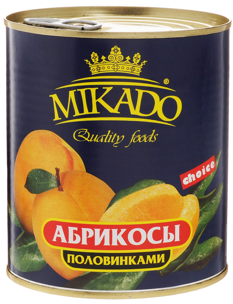 Mikado Абрикосы половинками очищенные в сиропе, 850 мл mikado almaz classic surf 420