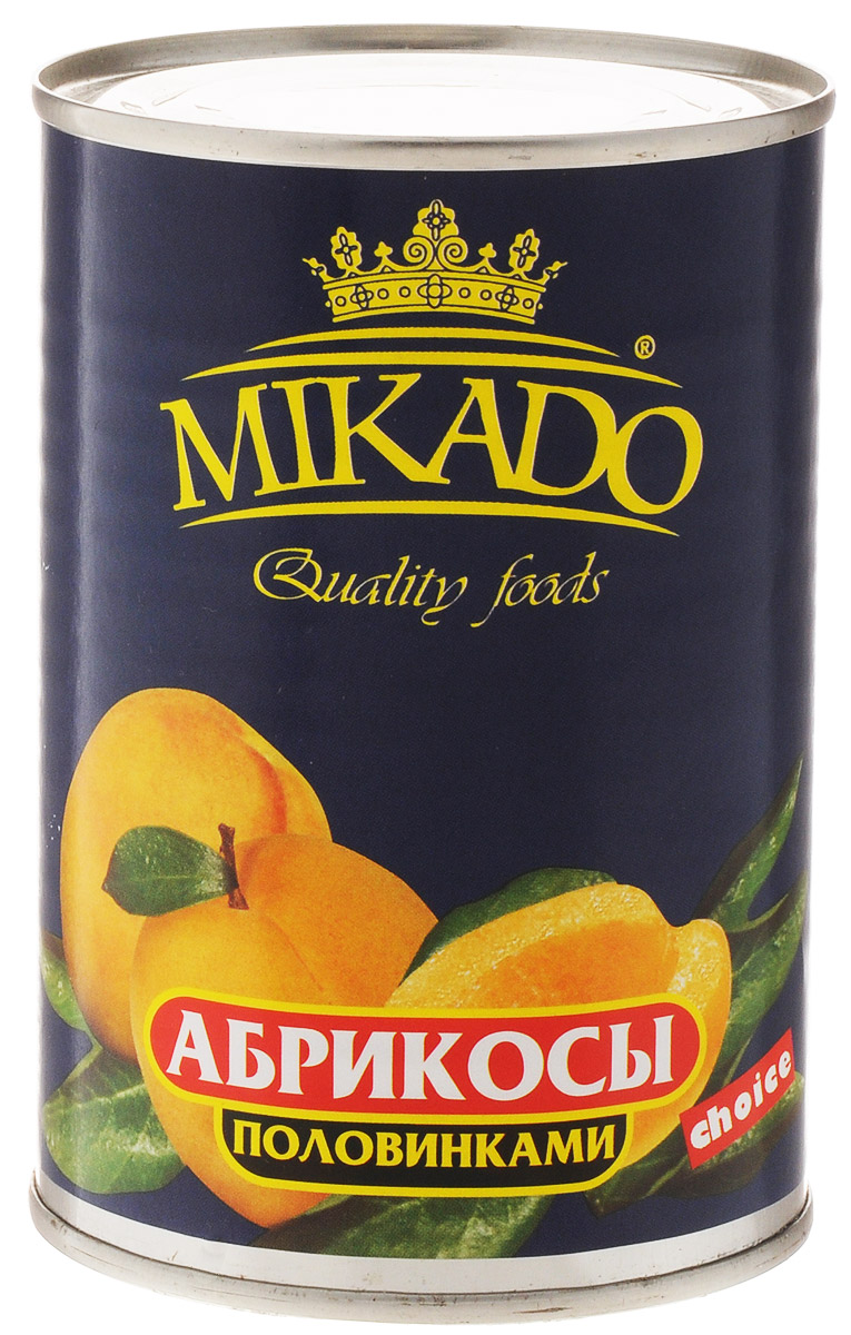 Mikado Абрикосы половинками очищенные в сиропе, 425 мл mikado almaz classic surf 420