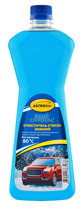 Очиститель стекол зимний ASTROhim, до -80°С, 1 лCA-3505 Очиститель стекол зимний ASTROhim, до -80°С, 1 лCA-3505Зимняя жидкость стеклоомывателя ASTROhim быстро и эффективно удаляет снег, лед, грязь, дорожные реагенты, копоть, органические и нефтяные загрязнения с лобового, заднего стекол и фар автомобиля. Не оставляет разводов и бликов, повышает безопасность дорожного движения.Способ применения:Открыть крышку бачка стеклоомывателя. Вылить содержимое флакона в бачок стеклоомывателя целиком или смешать с водой согласно рекомендациям в таблице. Закрыть крышку.Внимание!Избегать попадание на кожу и в глаза. При попадании - тщательно промыть чистой водой. В случае появления симптомов раздражения немедленно обратиться к врачу. Не глотать, при попадании вовнутрь постарайтесь вызвать рвоту. Немедленно обратитесь к врачу. Не вдыхать испарения и брызги. Беречь от детей! Не курить во время использования! Огнеопасно!Состав: вода, изопропиловый спирт >30%, МЭГ Товар сертифицирован.
